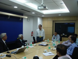 From left to right: Dr. Klaus Pendl, First Secretary, Delegation of the European Union to India; Mr. Abhishek Sharma, Beyond Evolution Technologies, Member BIC IAG; Dr. Gulshan Rai, Director General CERT-In, DeitY, Government of India, Member BIC IAG; Dr. OP Wali, Prof & Head (CITT); Indian Institute of Foreign Trade; Mr. Sanjay Bahl, Senior Consultant CERT-In, DeitY; Mr. Aseem Mukhi, Consultant, Data Security Council of India; Prof. M. P. Gupta, IIT Delhi, BIC India EWG Lead.